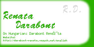 renata darabont business card